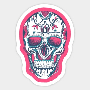 Sofea Los Muertos Skull Sticker